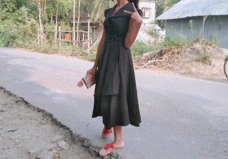 Side Tieup Dress🖤