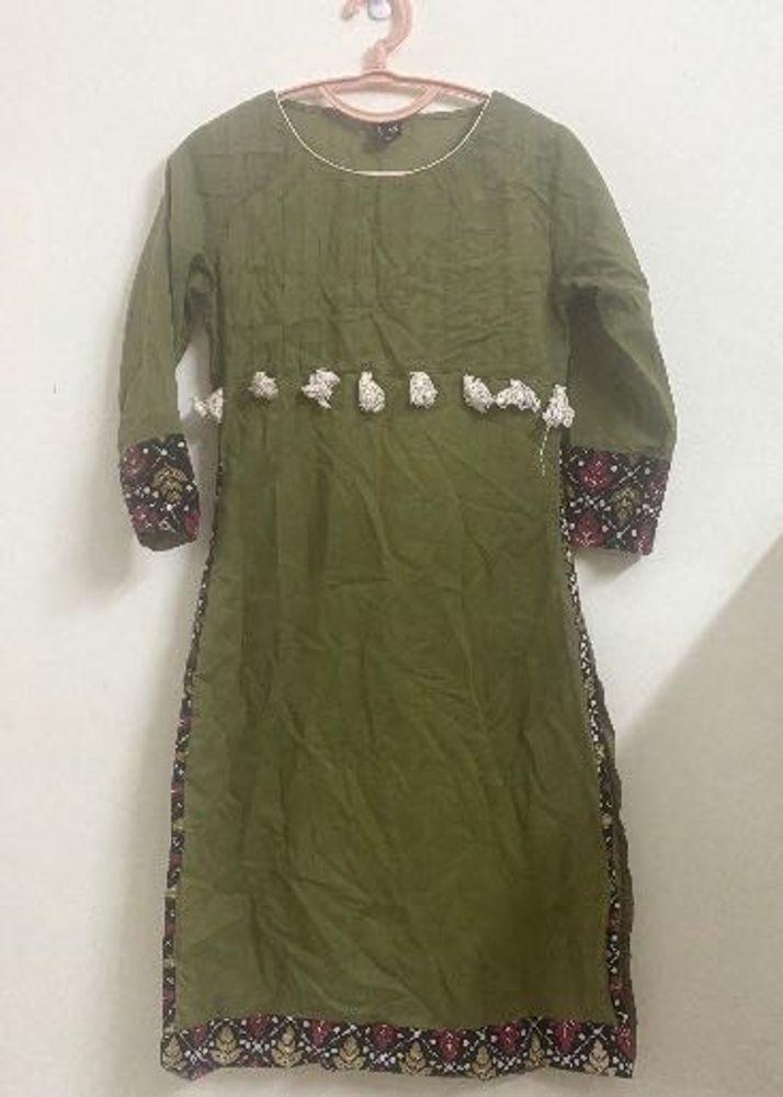 Olive Green Kurta