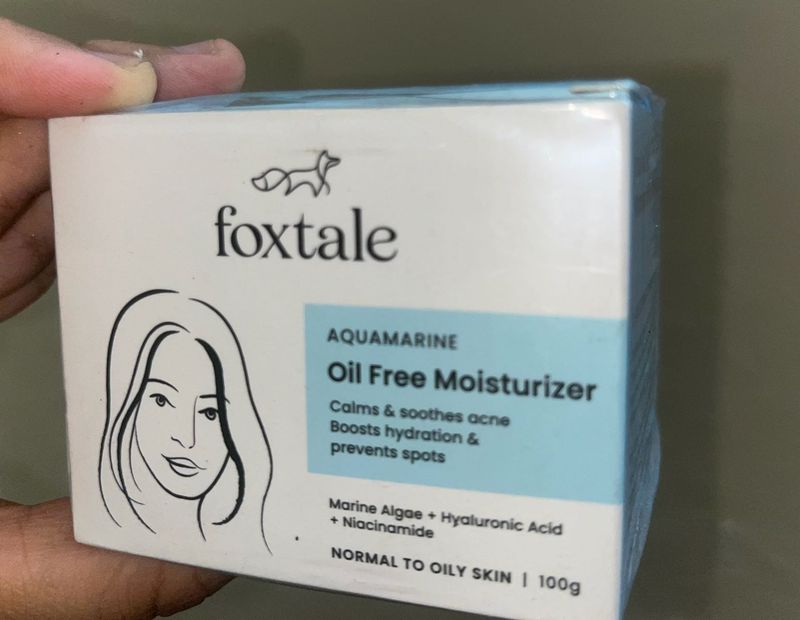 Foxtale Aquamarine Oil Free Moisturiser