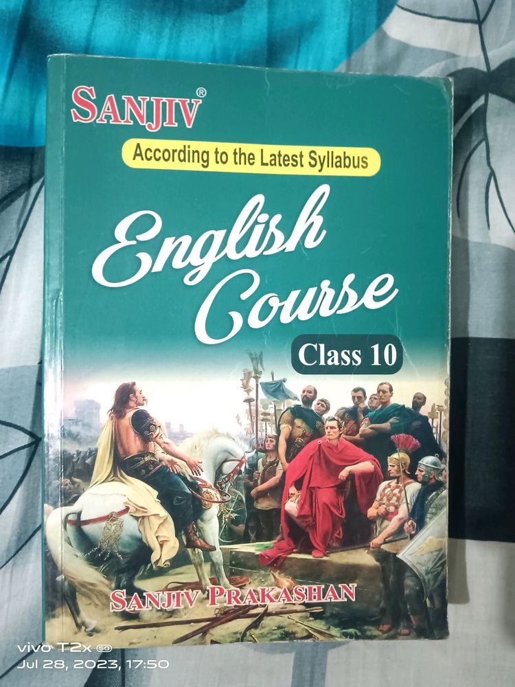 English Sanjiv Passbook For Class 10 Syllabus