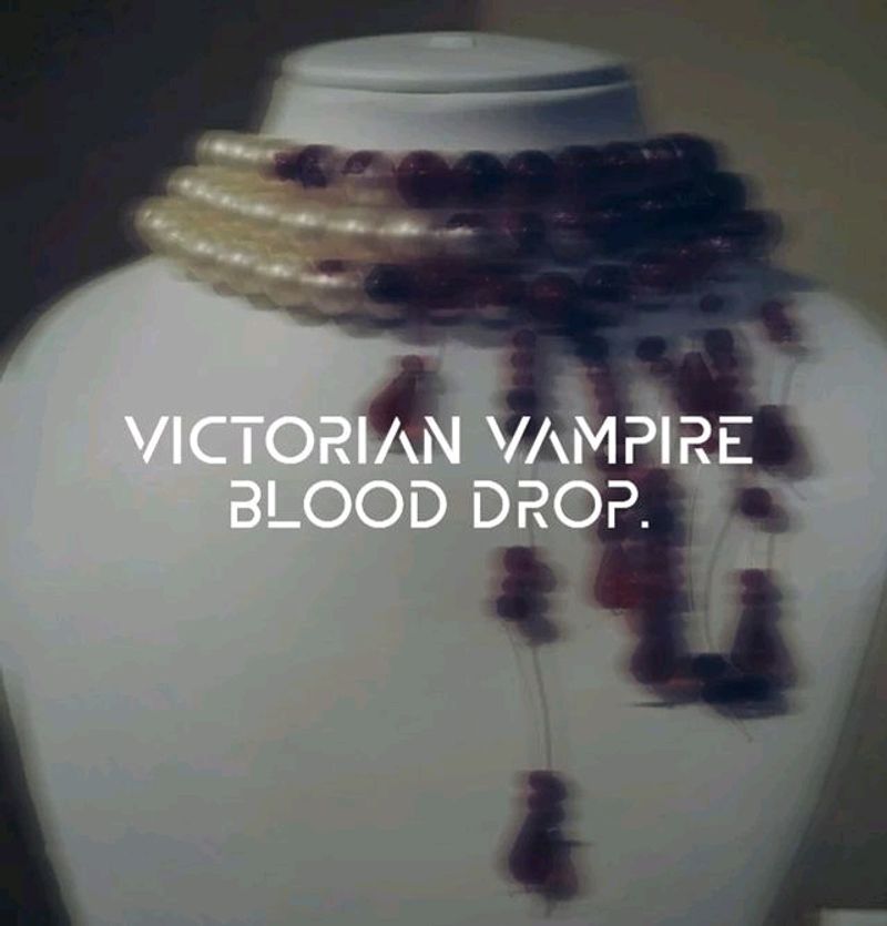 Victorian Vampire Pearl Necklace