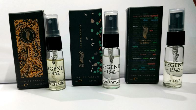 COMBO SALE !!! Legend 1942 Premium Perfume Trials
