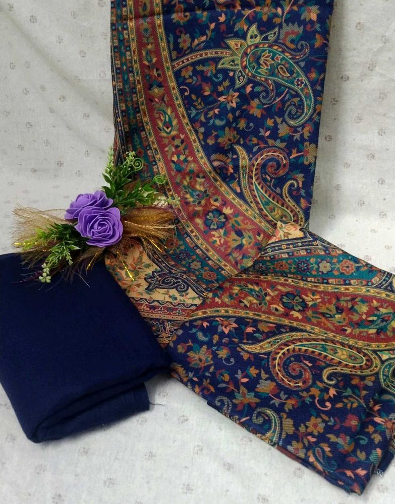 Unstitched Pashmina suit