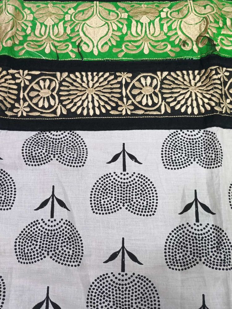 Embroidered Trim Fabric
