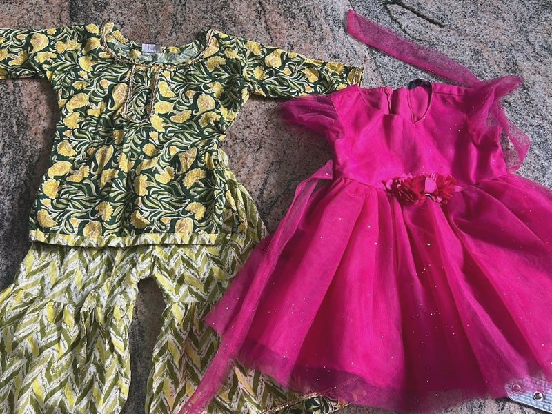 Combo Of Chudidar And Frock