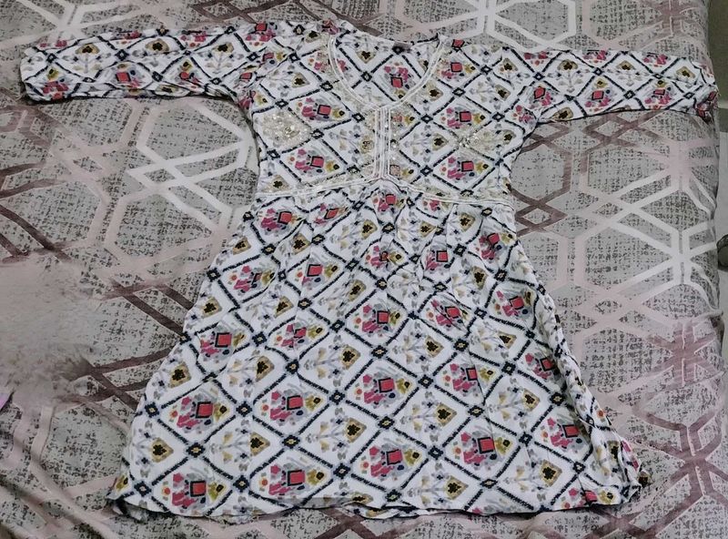 Patterned Casual Dress