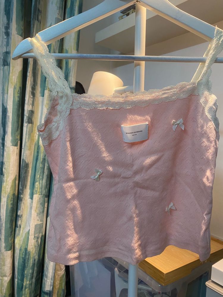 Pink Girly Crop Top UNUSED