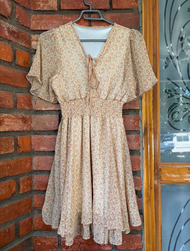 Floral Print Mini Dress