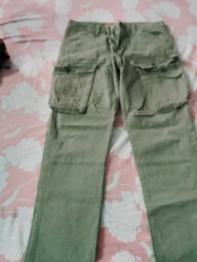 Olive Green Cargo Pants
