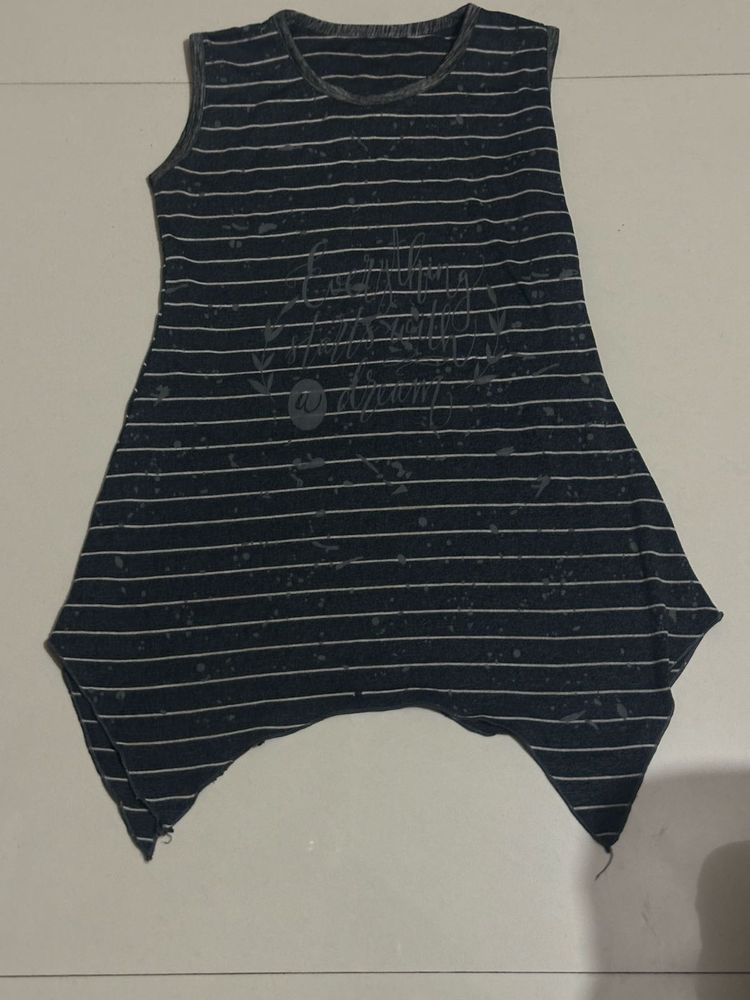 Striped Sleeveless Top