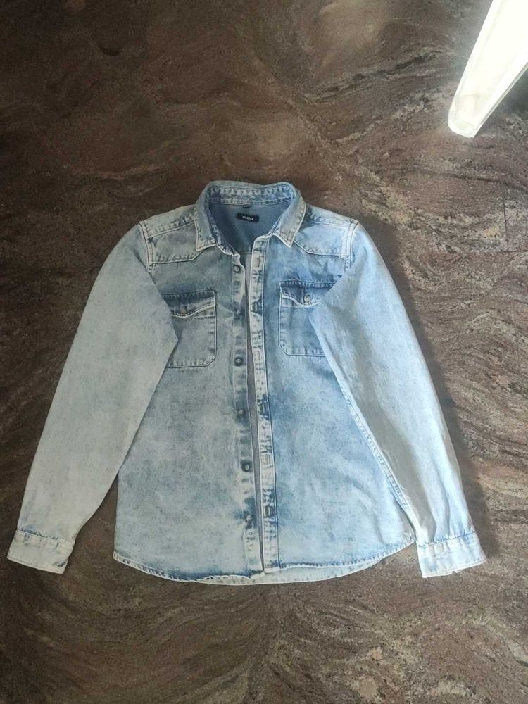 Branded Denim Shirt