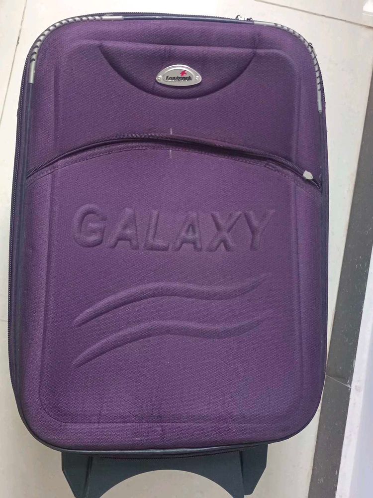 Purple Galaxy Carry-on Suitcase