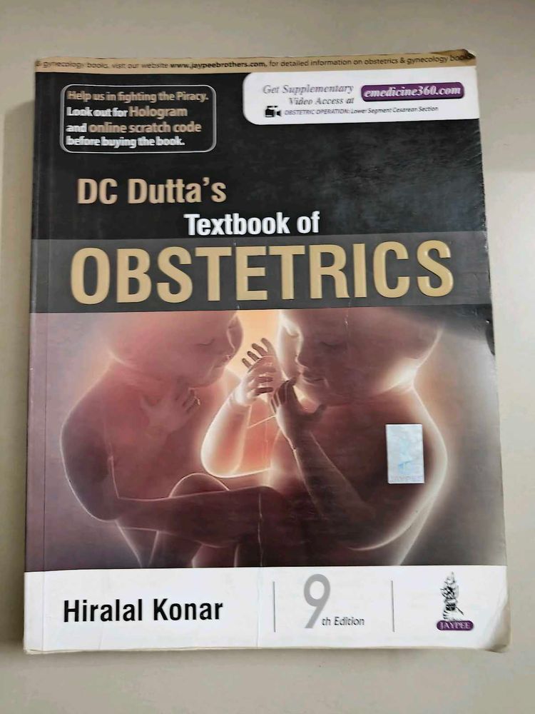 DC Dutta&#39;s Textbook of Obstetrics, 9th Edition