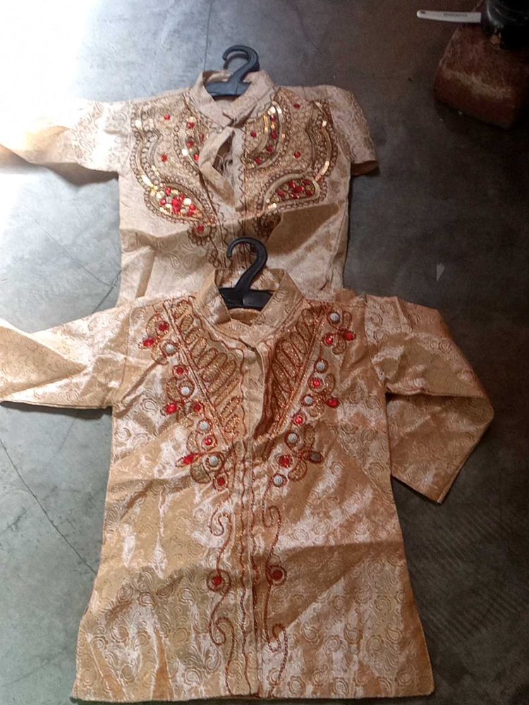 Kids Two Pcs Sherwani