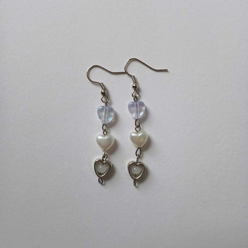 Heart Drop Earrings