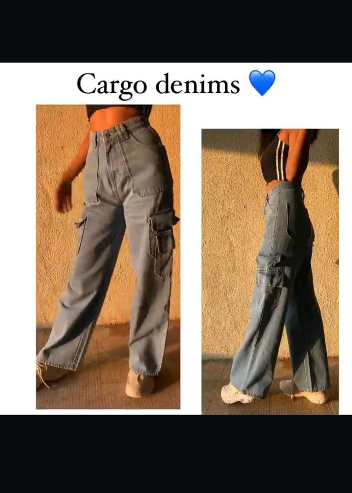 Off Duty Cargo Denim Jeans
