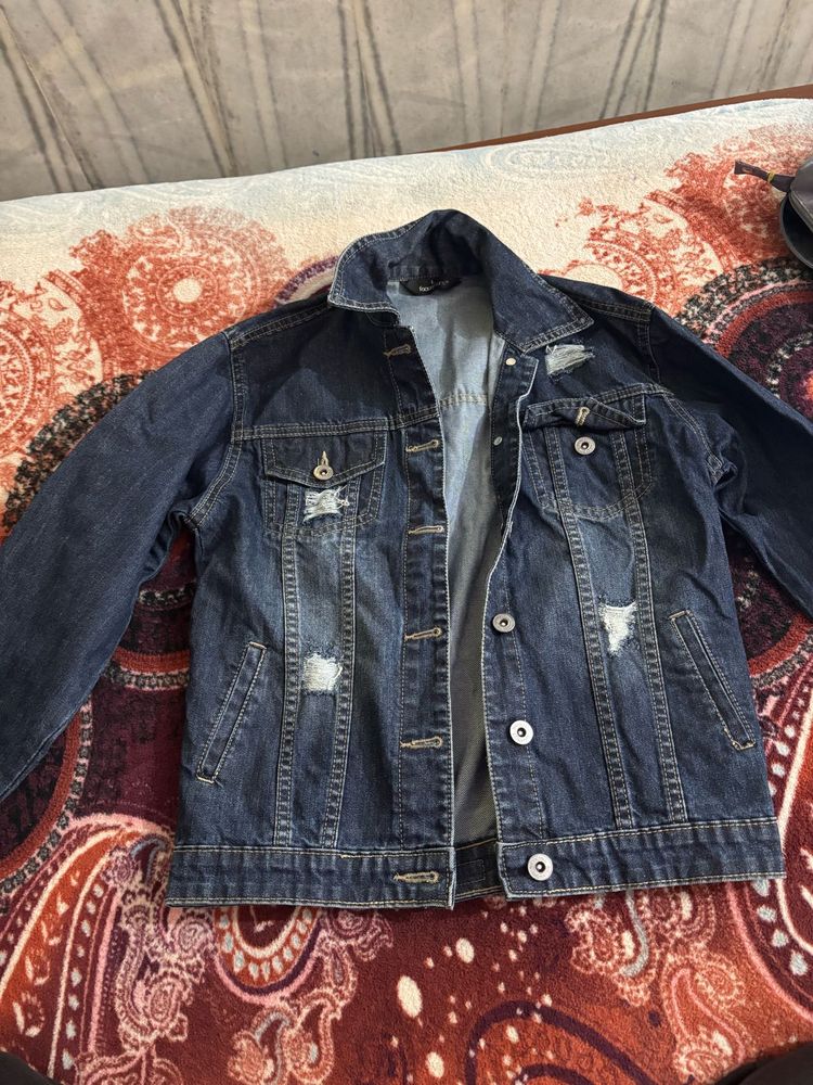 Distressed Denim Jacket