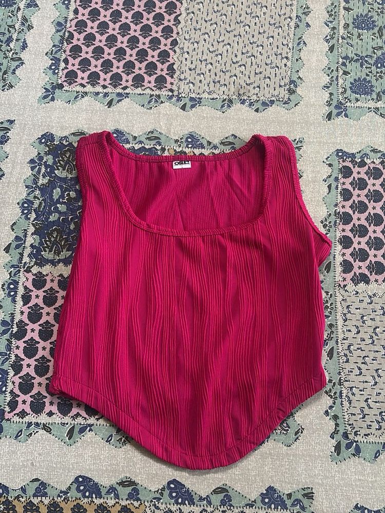 Pink Corset Top