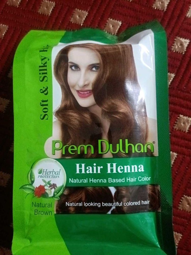 Prem Dulhan Natural Brown Hair Henna