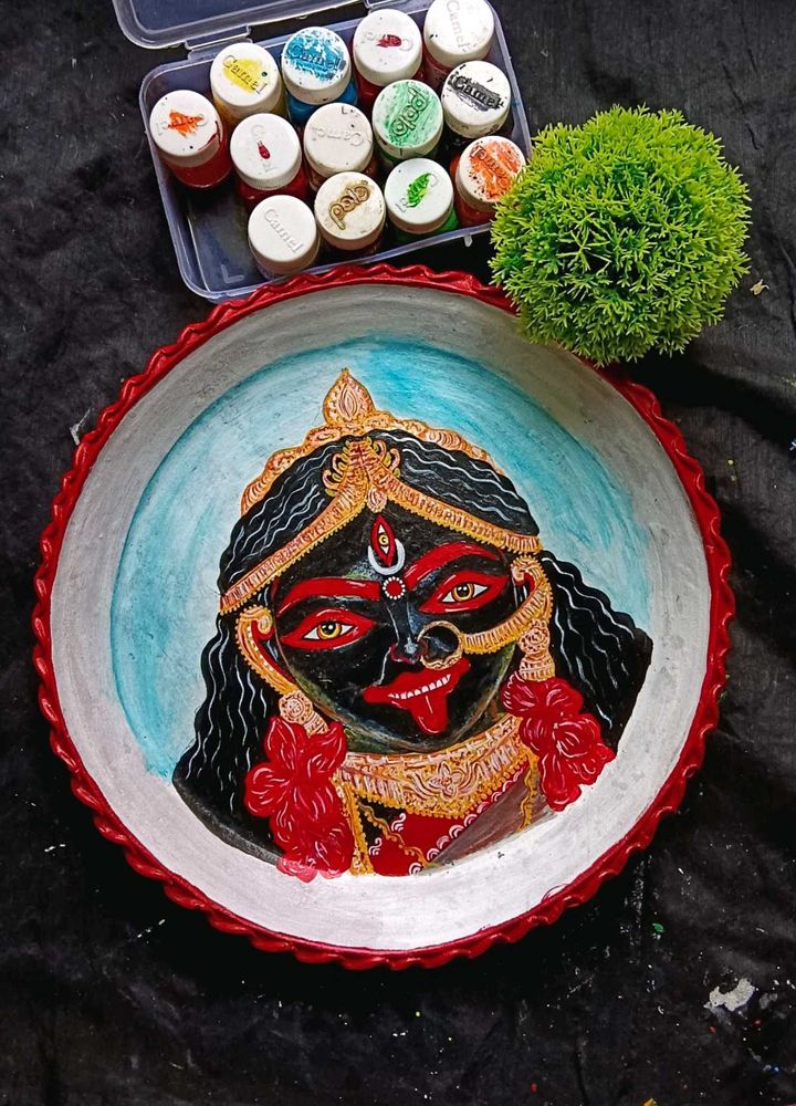Clay Plate Painting