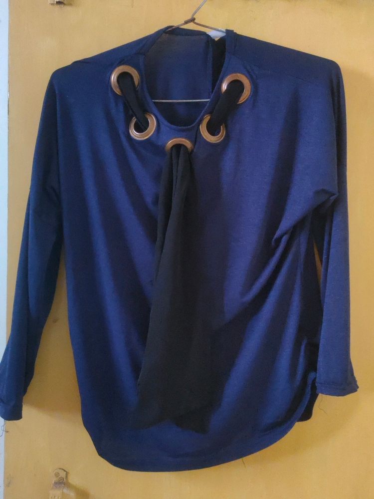 Blue Party Wear Top