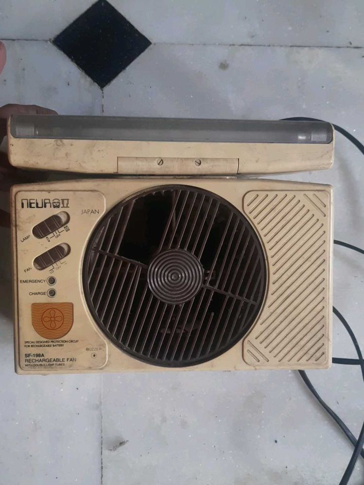 Vintage Rechargeable Fan non Working