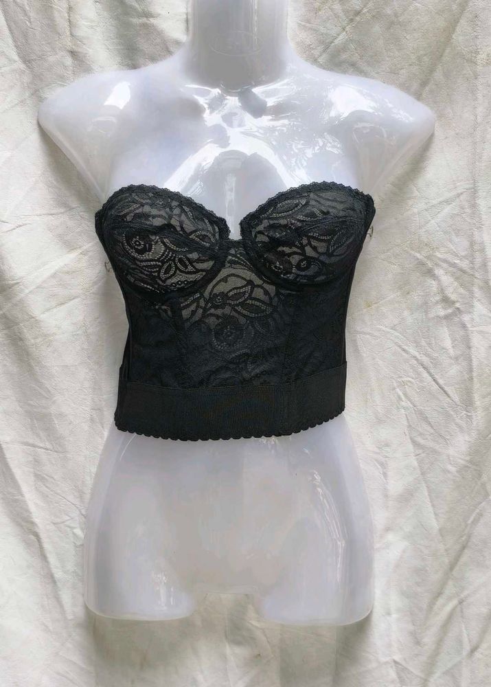 I. Lace Bustier Top