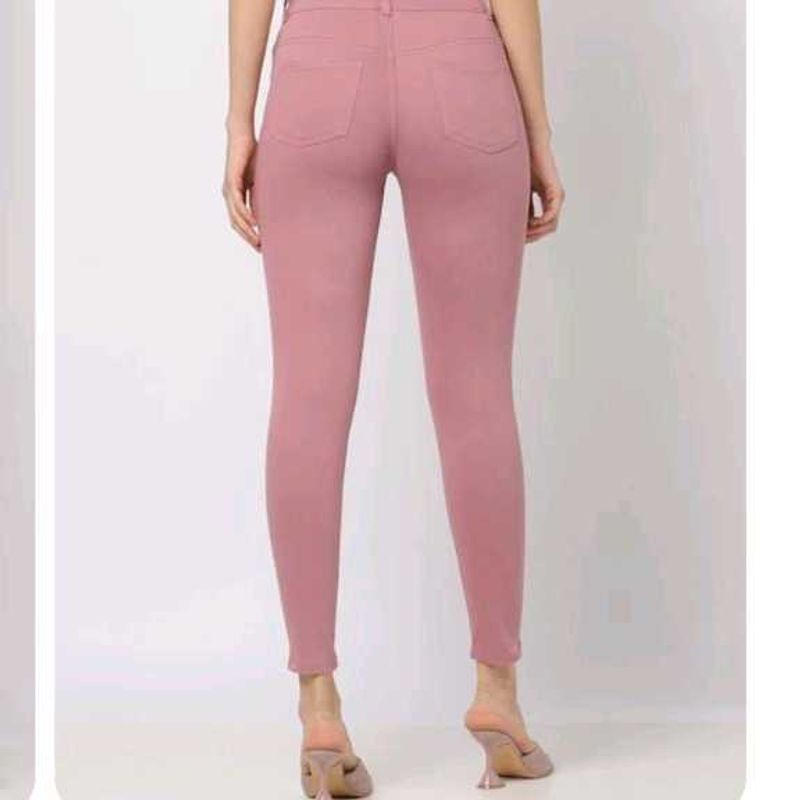 Stylish Pink Skinny Jeans