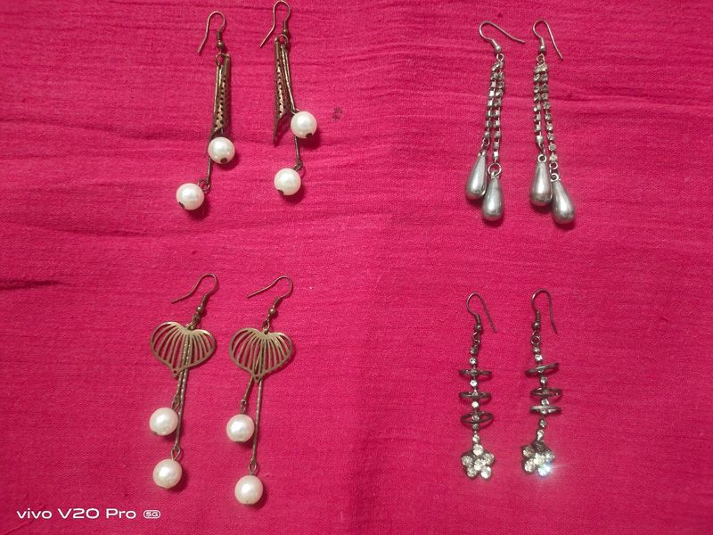 4 Earrings Combo Offer