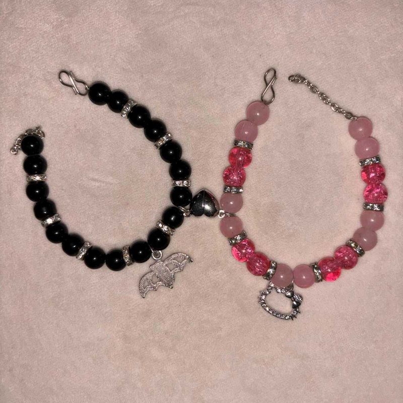 BRACELET hello kitty and bat man~couple