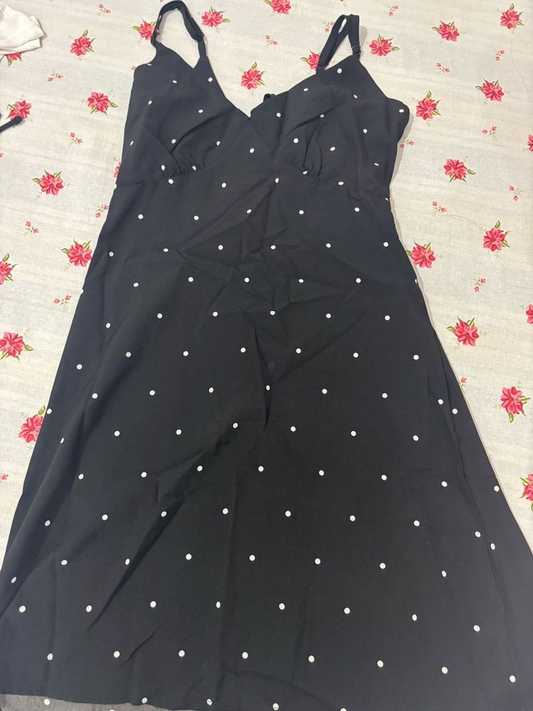 Polka Dot Slip Dress