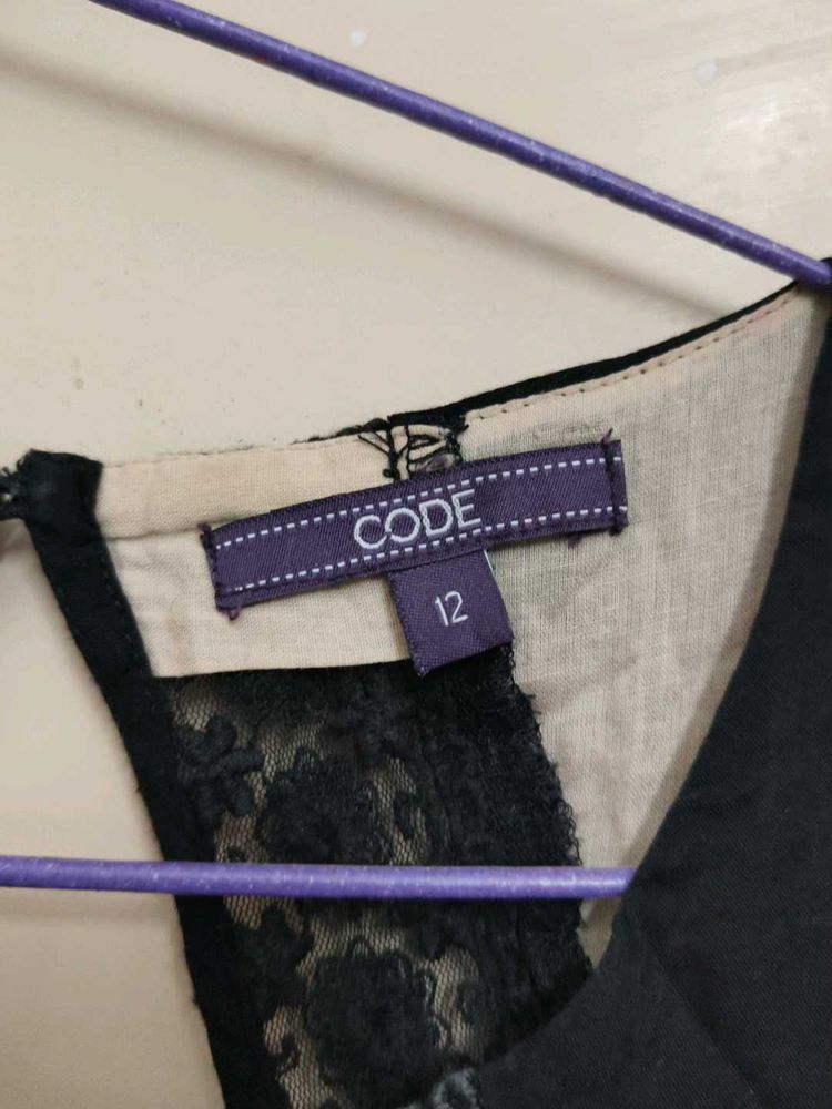 CODE Black Lace Dress