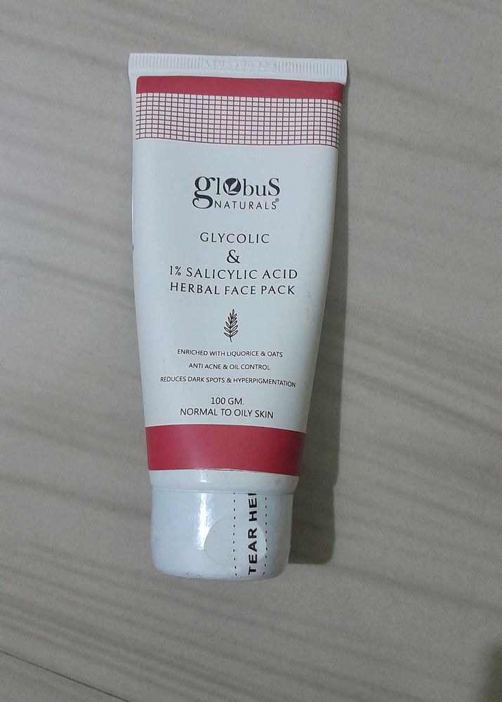 1% Salicylic and glycolic acid Face Pack