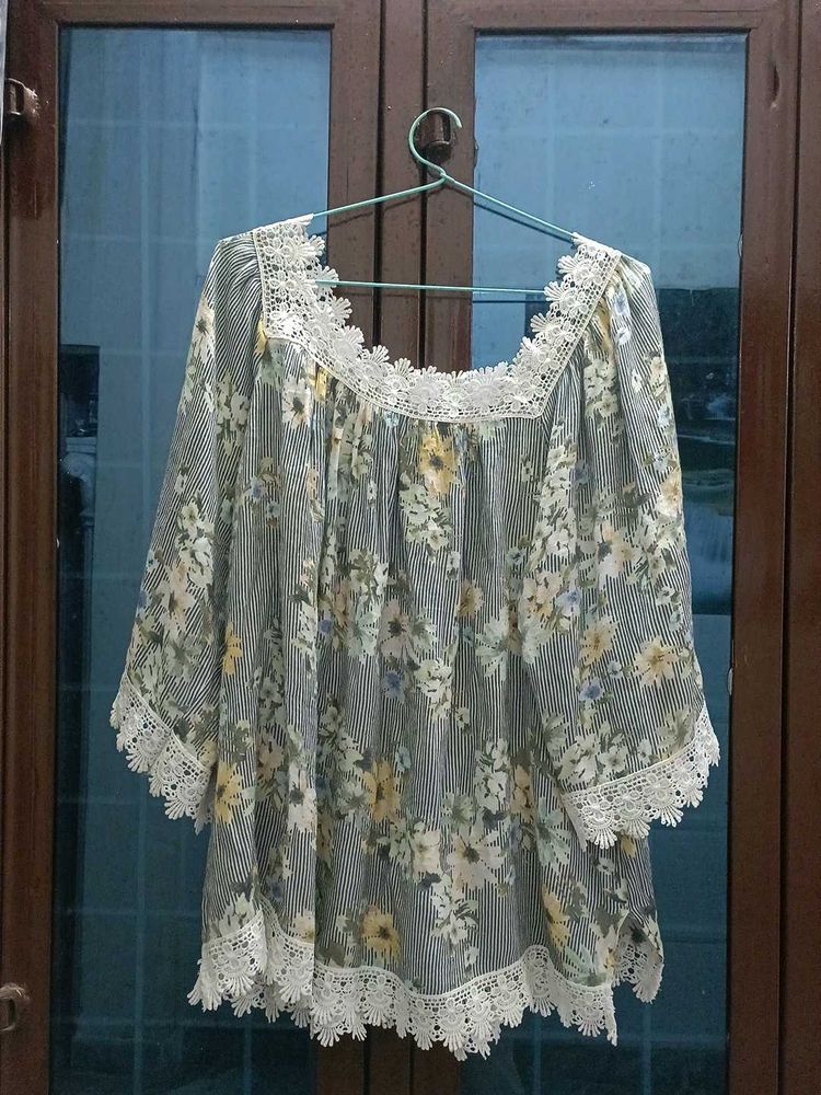 Floral Lace Tunic.