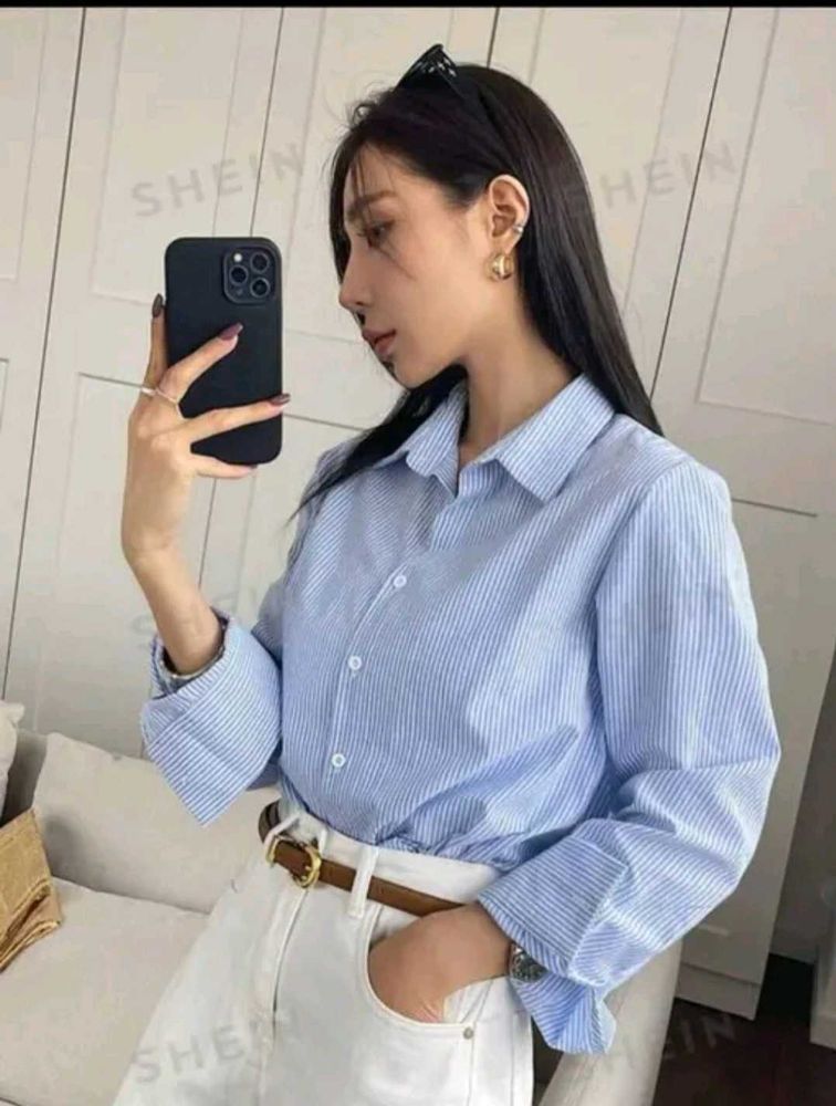 Striped Blue Shirt