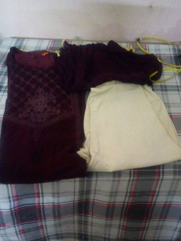 Rangriti Kurti, Leggings And Dupatta For Daily Use