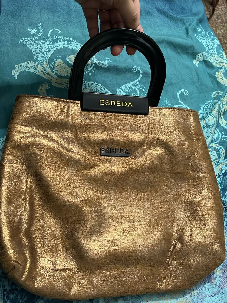 Esbeda Bronze Metallic Purse