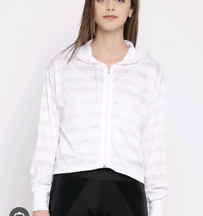 Weekend SaleCombo White Striped Hoodie and Boxy To