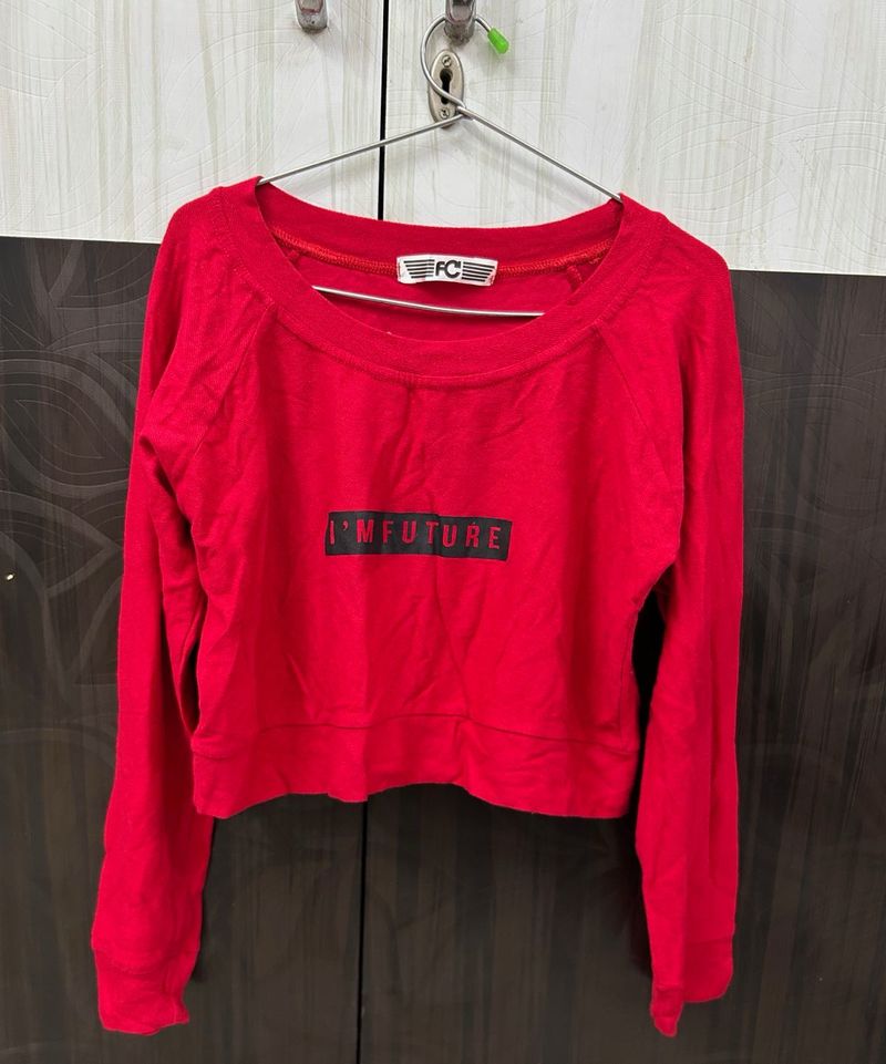 Red  Crop top😍