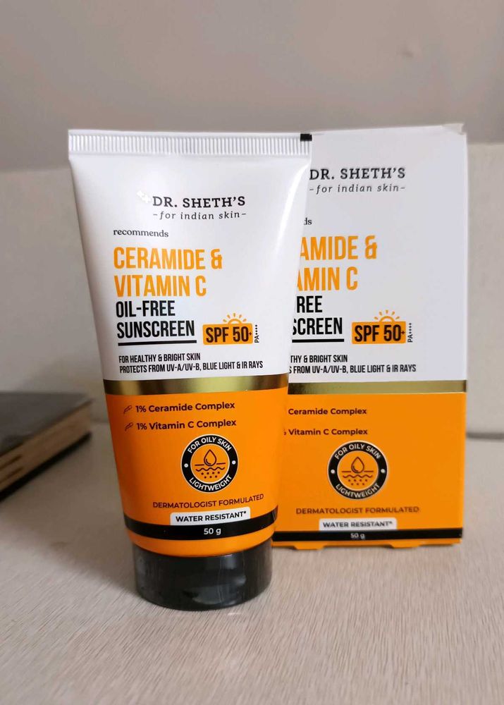 DR. SHETHS CERAMIDE &amp; VITAMIN C SUNSCREEN