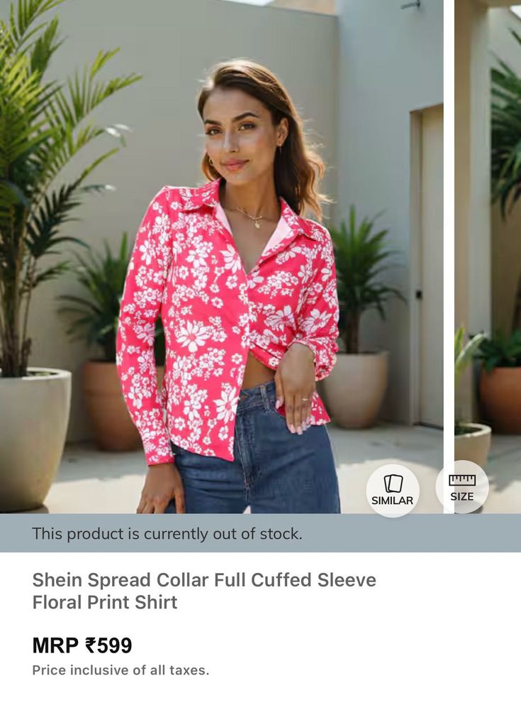 Floral Print Shirt