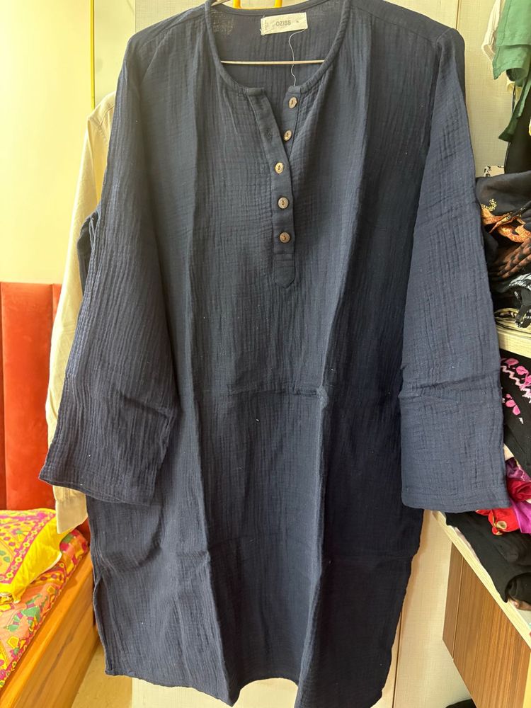 Cotton Kurta Pallazo Set