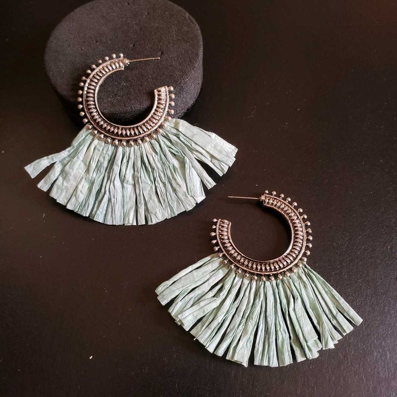 Tassel Hoop Earrings