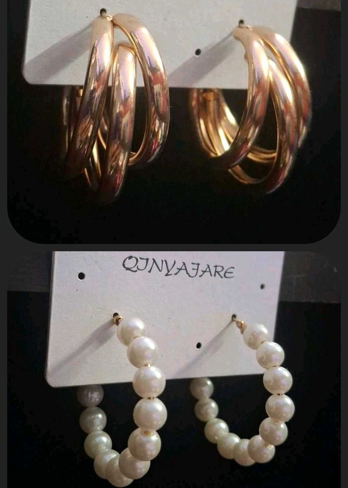 Combo Hoop Earrings