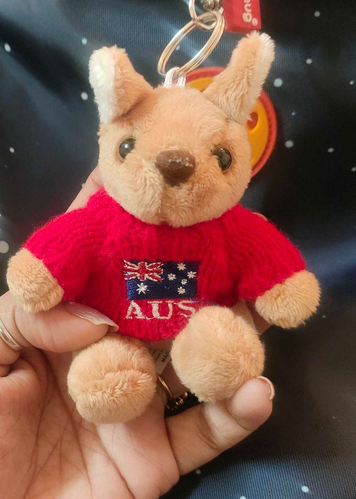 Imported Kangaroo Plush Keychain From Australia