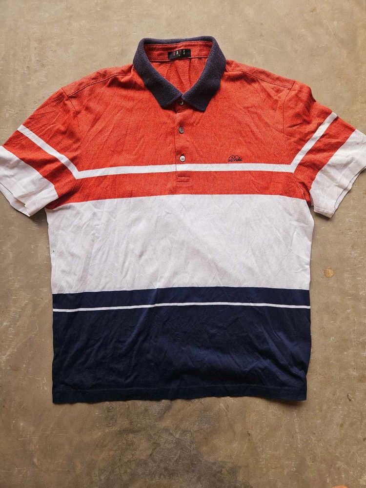 OAKS Striped Polo Shirt