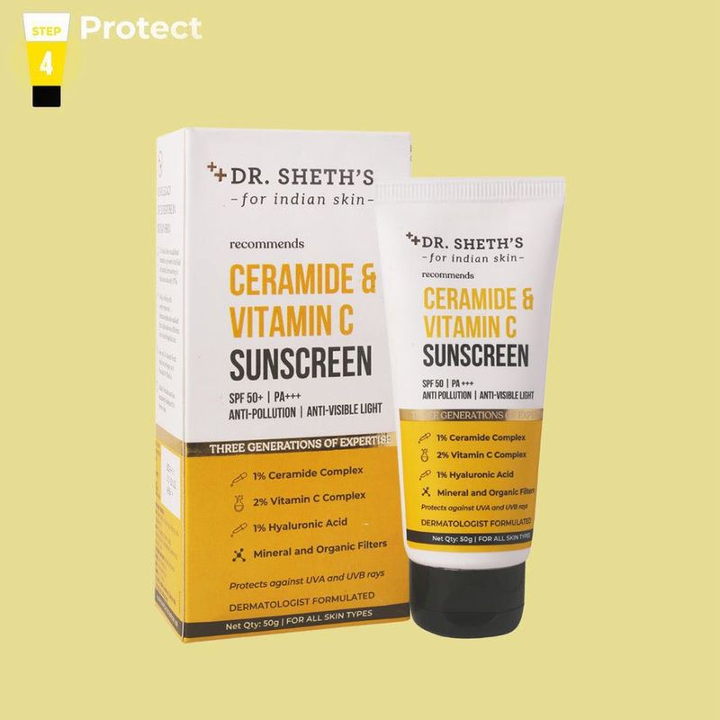 Ceramide &amp; Vitamin C Sunscreen - 50gm