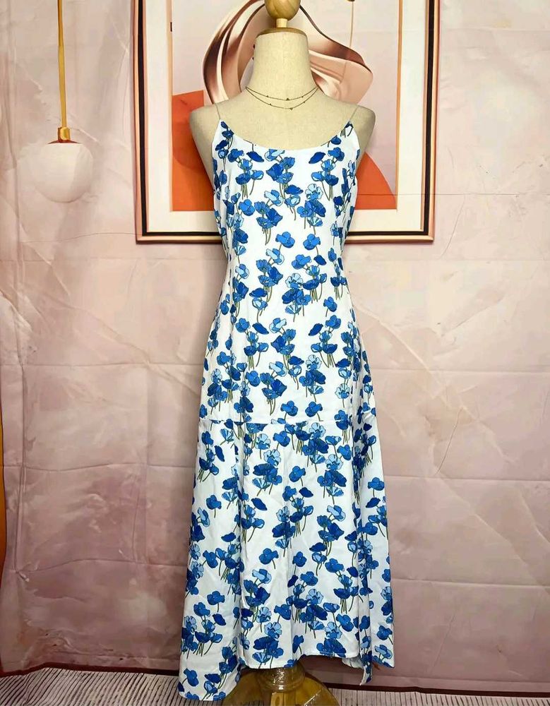 Floral Print Slip Dress