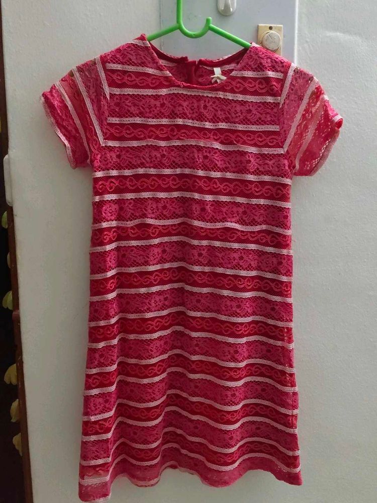 A Mini Pink Dress Perfect For Party Night