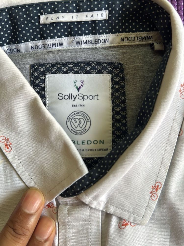 Solly Sport Wimbledon Shirt cash Only